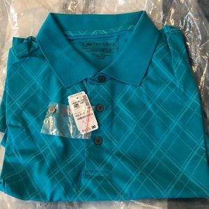 Joseph A Banks Teal Golf Shirt